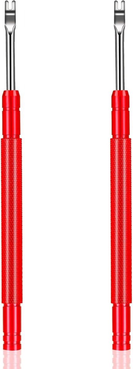 Allecto plus - Horloge wijzer verwijderaar - Horloge reparatie gereedschap - Rood - 2 stuks