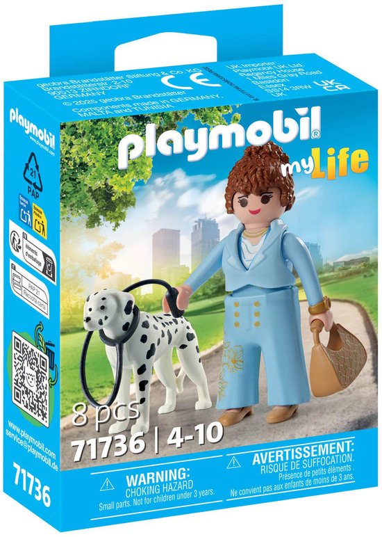 PLAYMOBIL My Life Manager met dalmatiër 71736