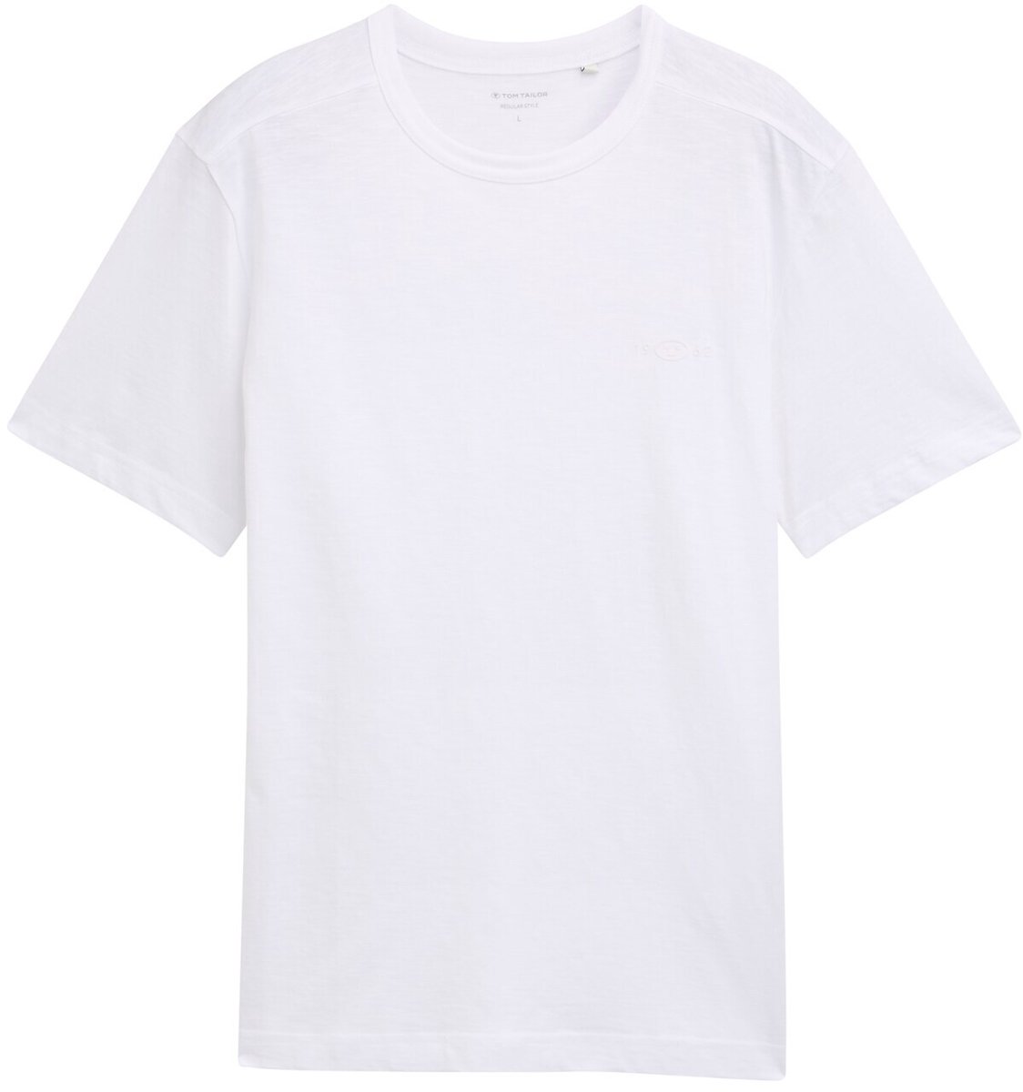 Tom Tailor Basic T-shirt van katoen