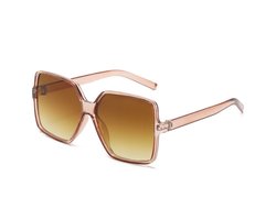 Women's oversized square sunglasses, large wide-frame fashionable sunglasses with UV protection, unisex.