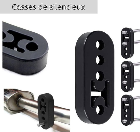 1pc Exhaust Car Hangers Universal 12mm 4 Holes Mount Brackets Hanger Rear Rubber Muffler Hanger For Protecting Car System - 34