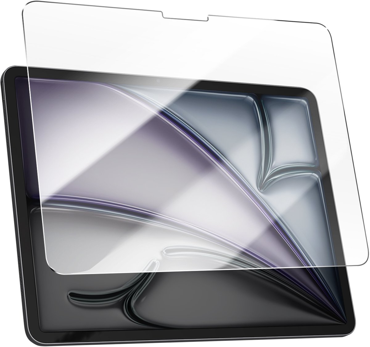 Akashi, getemperd glas beschermende folie Geschikt voor Apple iPad Pro 13 2024 Bescherming Hardheid 9H Anti-schok Anti-kras, Transparant