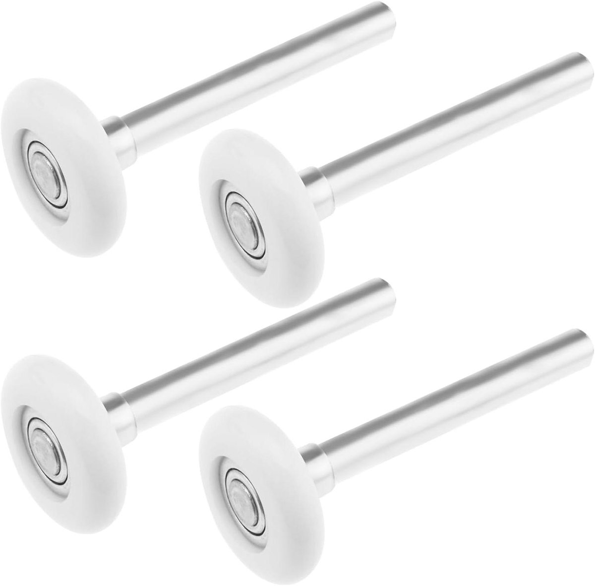 Allecto Plus - Elektrische rollerdeur katrol met 11 kogellagers nylon garagedeur rollen - Set van 4 stuks