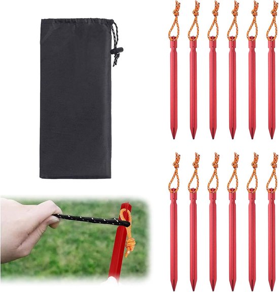 allecto-plus-12-stuks-18-cm-tent-haringen-met-reflecterend-touw