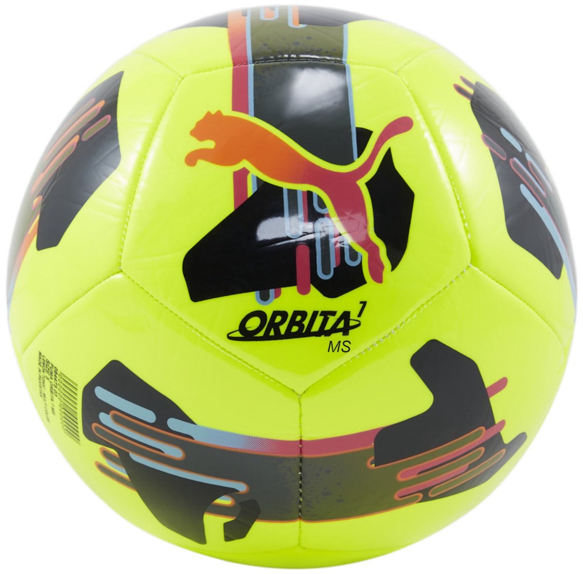 Puma Orbita 7 MS voetbal - maat 5 - geel/zwart