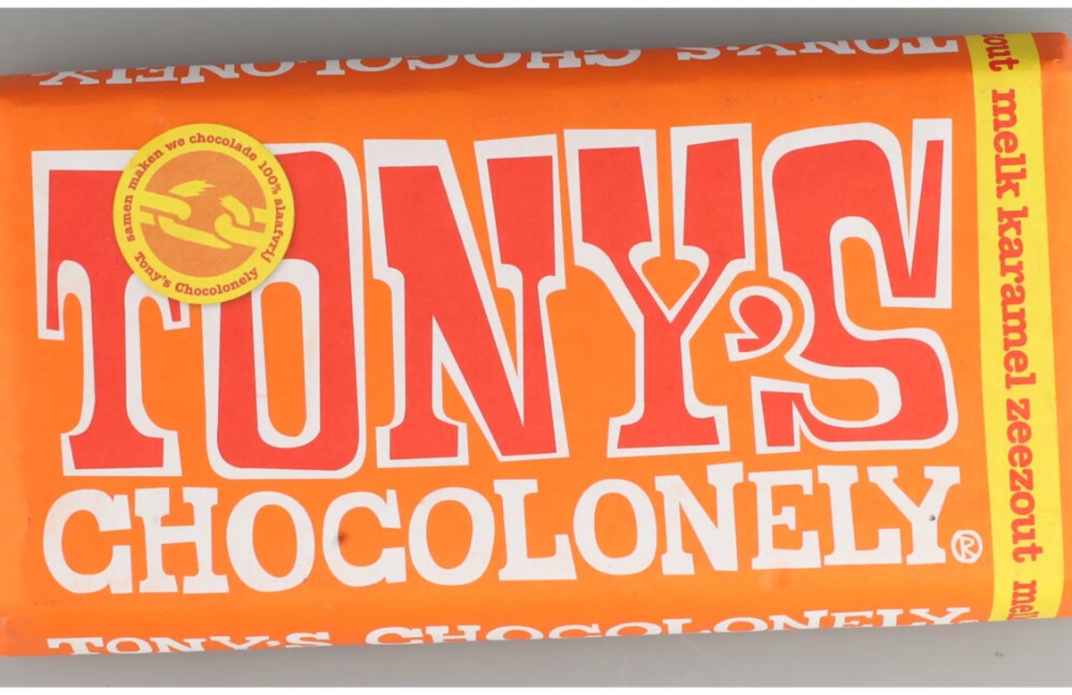 Chocolade Reep Melk Karamel Zeezout - Melkchocolade Reep - 180 gram van Tony's Chocolonely — cadeau in Eten & Drinken - foto 6