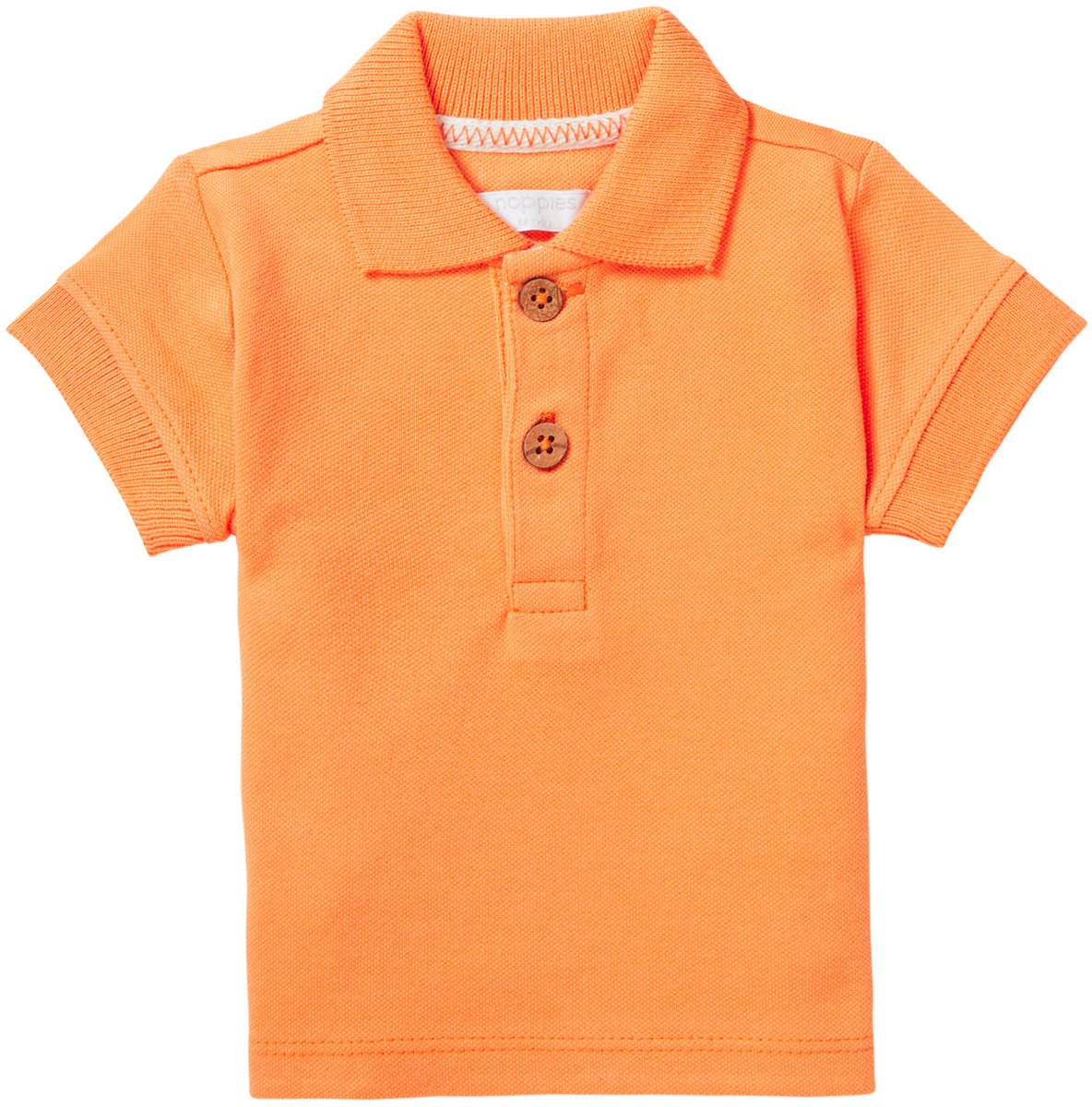 Noppies Boys Polo Berryville short sleeve Jongens Poloshirt - Tangerine - Maat 62