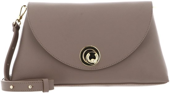 Sac à Main Coccinelle Hyle En Cuir Grainé Warm Taupe - Neuf Avec étiquettes - Fabriqué En Italie