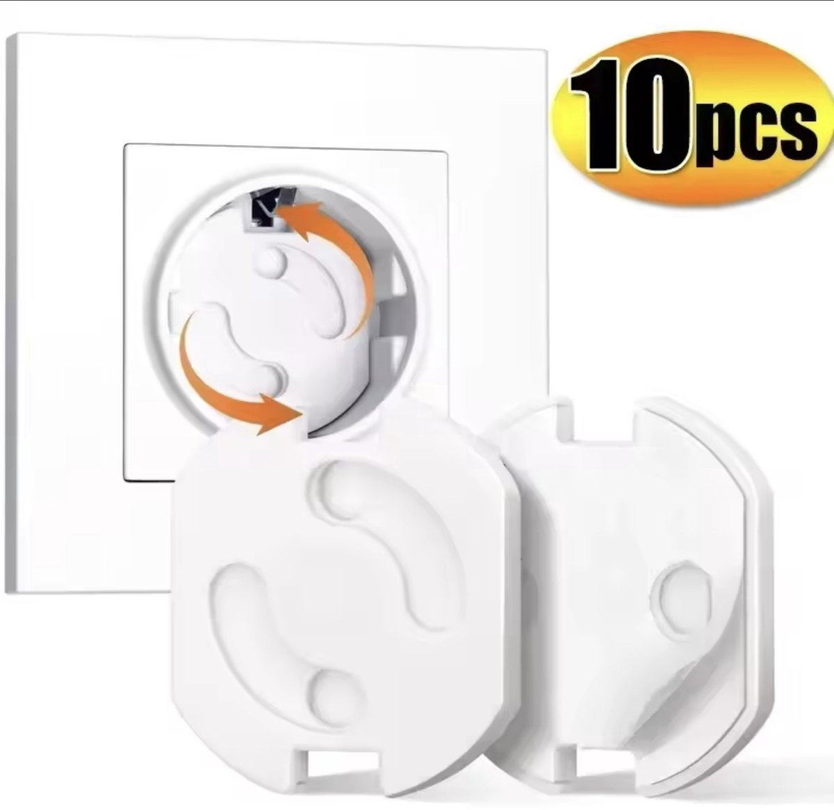 Stopcontact Beveiliging Baby & Kind – 10 Stuks – Kinderbeveiliging Stopcontact – Veilig & Eenvoudig te Plaatsen