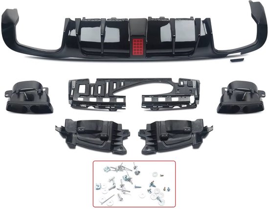 Zwart Wit Dak Kofferbak Spoiler Vleugel Lip Voor Golf 8 R-LINE, ABS Auto Styling Accessoires