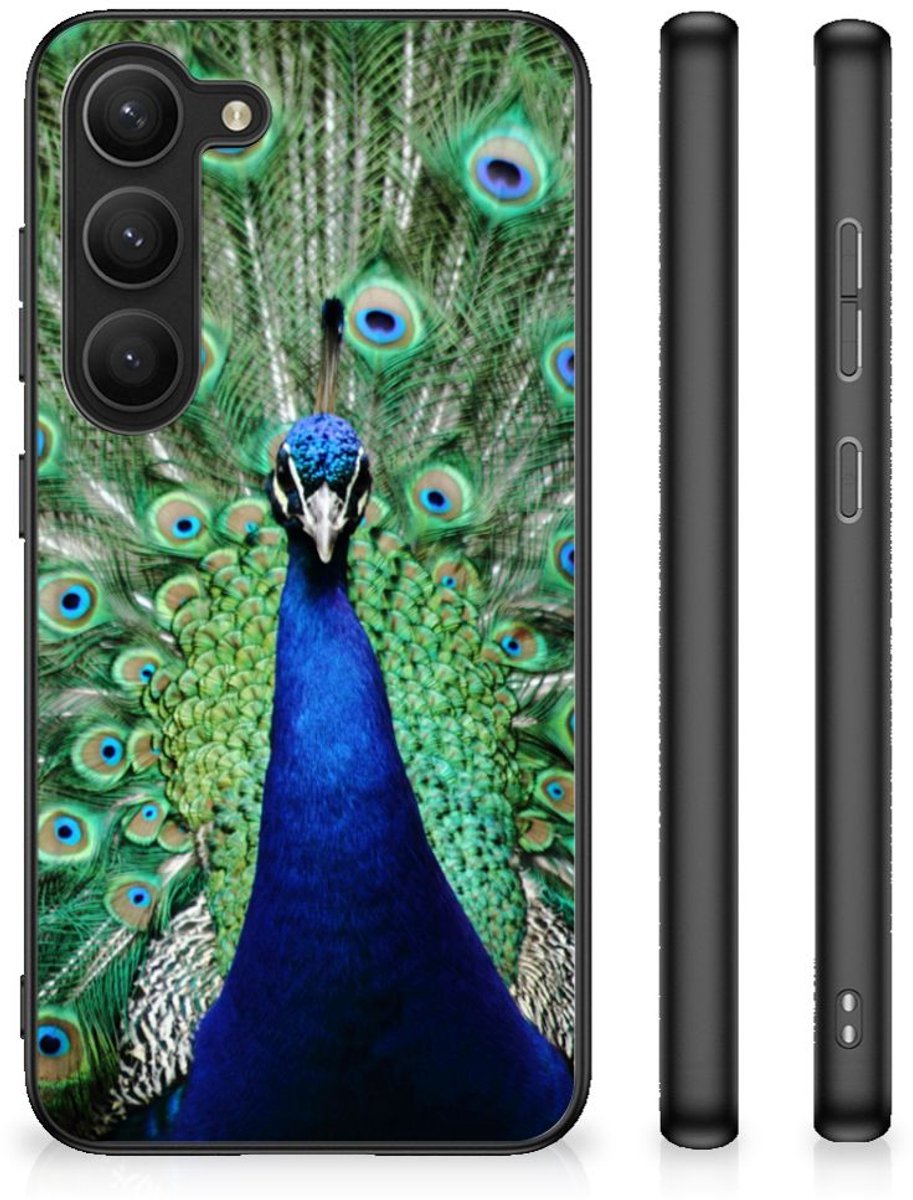 Samsung Galaxy S23 Dierenprint Telefoonhoesje Pauw