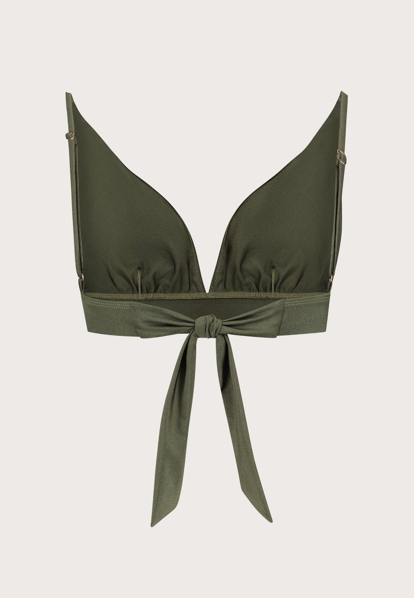 Triangle Bikinitopje Dames – Groen – Triangel Bikini Top – Verstelbare Bandjes – Comfortabele Pasvorm – XXL