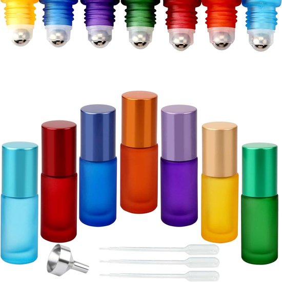 ByShane - Roll-on glazen flessen voor etherische oliën 10 ml