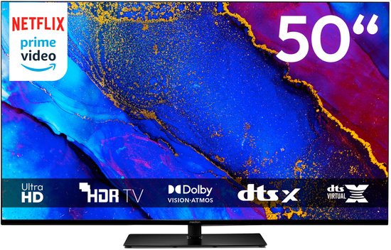 Medion 50" 4K Smart TV met Google TV en Dolby Vision HDR - Medion - €284,95