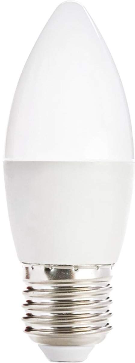 Kobi LED Lamp E27 6W - 470lm - 6000K - 230V - Voor Technische Verlichting of Spiegelkast - Kaarsvorm