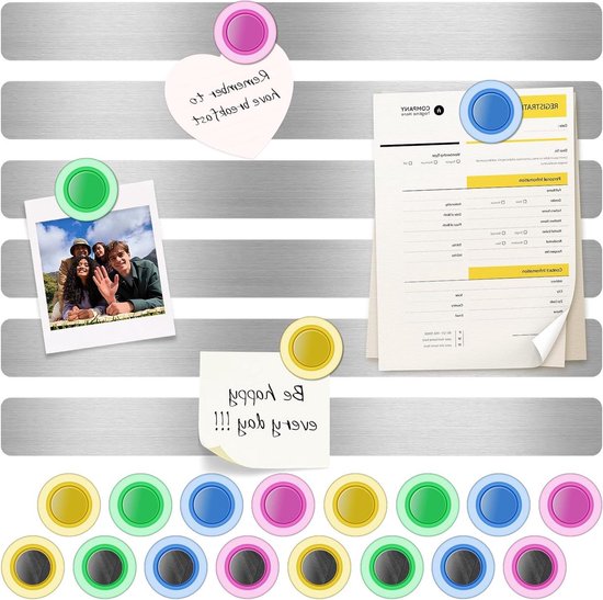 Navaris magnetisch 3-in-1 memobord - Handig prikbord, whiteboard en krijtbord - Inclusief weekplanner - Met krijt, marker, magneten en punaises