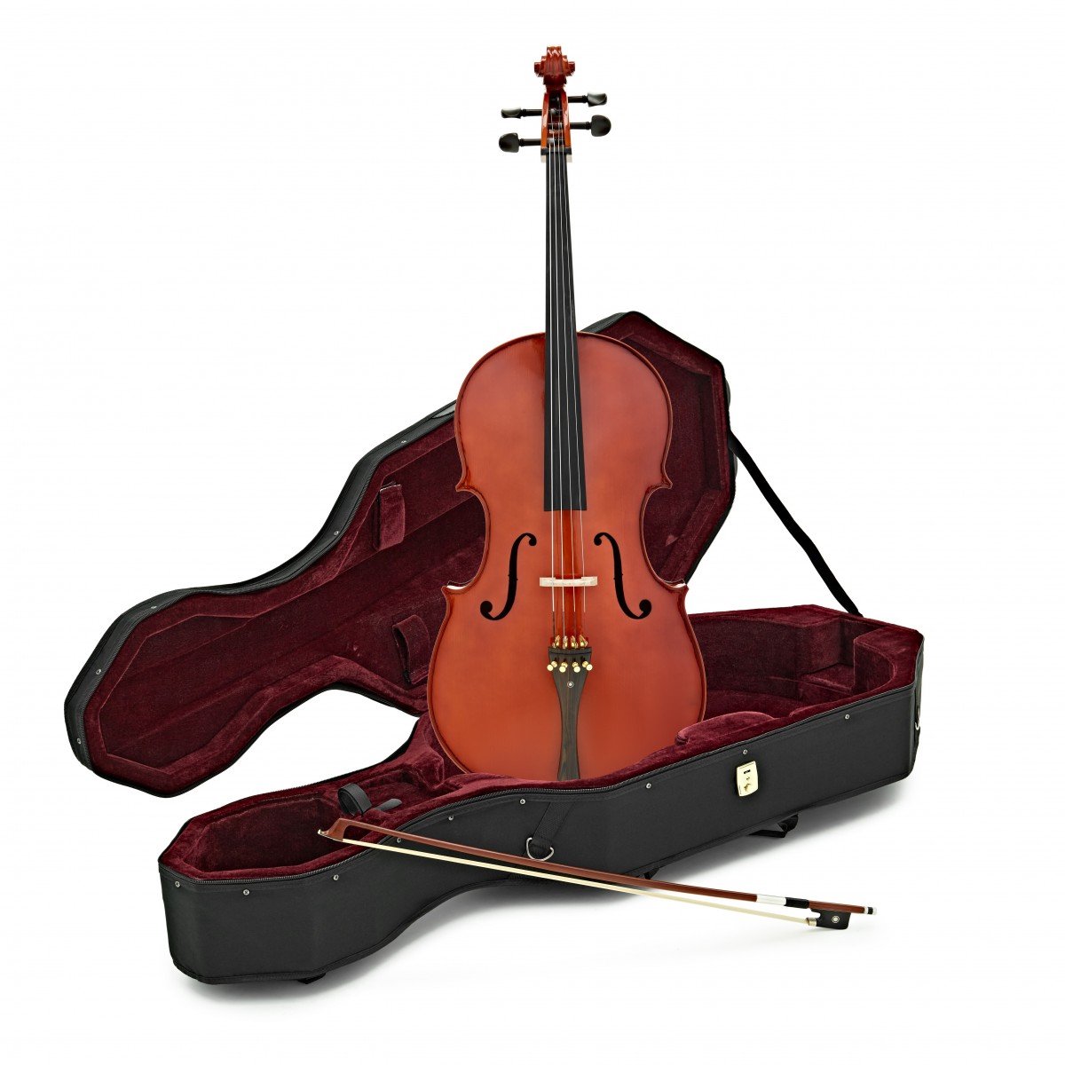 Student Plus 3/4 Cello met Koffer van Gear4music