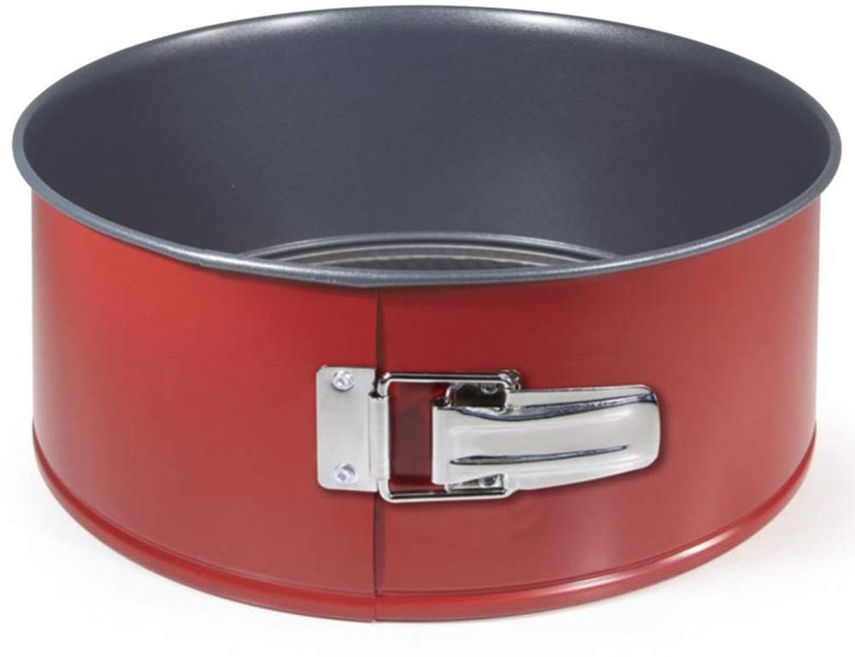 Koolstofstalen Bakvorm - Antiaanbaklaag - Rood - 20 cm
