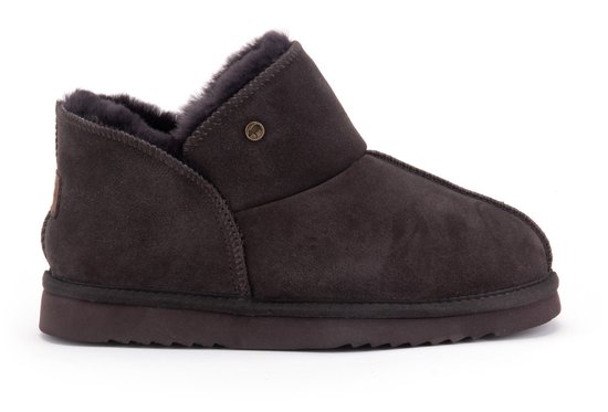 Warmbat Willow Suede Dames Sloffen - Choco
