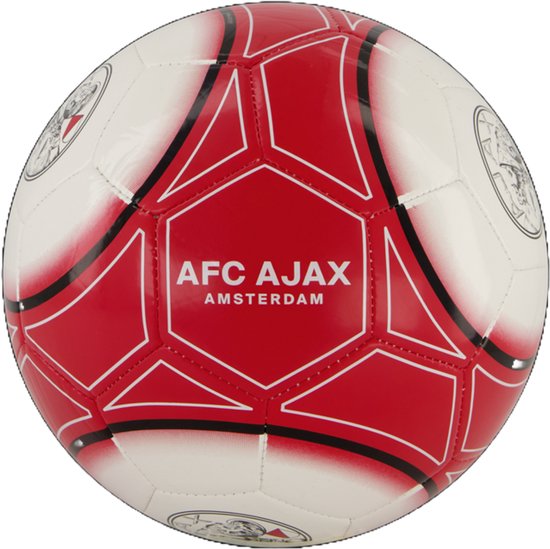 Ajax-minibal rood/wit