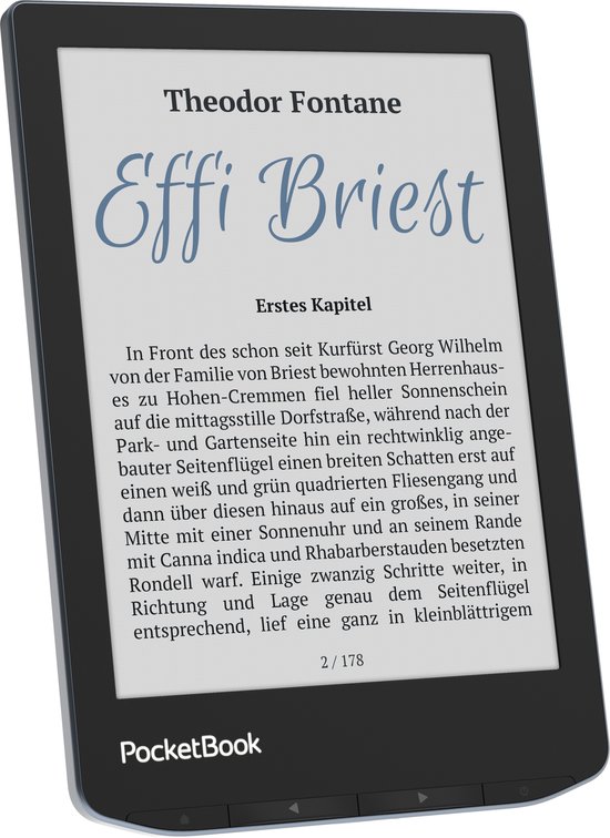 PocketBook Verse Pro Color e-reader Stormy Sea – 6 inch – 16 GB – waterdicht + Lemon hoesje – voordeelbundel — afbeelding 4