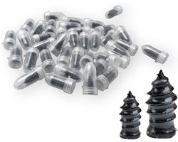 Bandenreparatiespijkers, set rubberen spijkers voor het repareren van auto's met vacuümbanden, zelfbedieningsrubberen schroefdoppen voor banden, snelle reparatietool voor lekke banden, geschikt voor auto's, motoren, ATV's, vrachtwagens, reparatie van