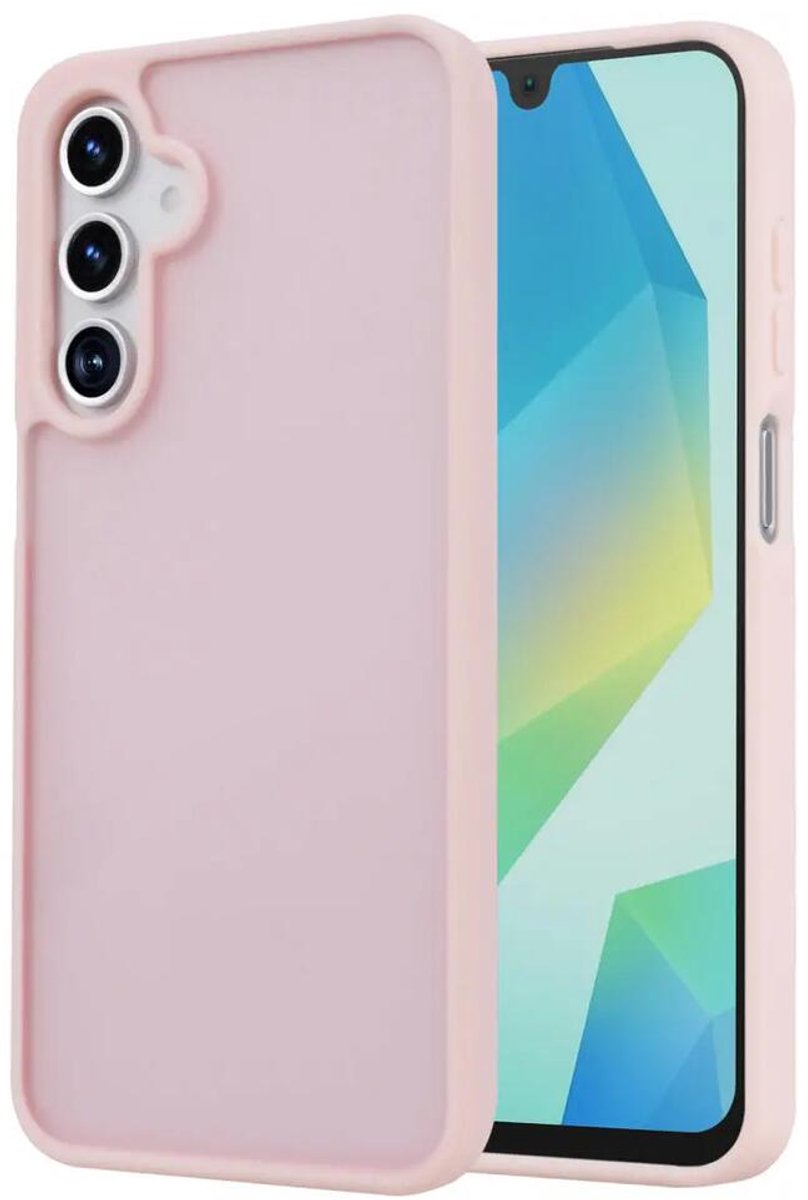 Hoesje Geschikt voor Samsung Galaxy A17 - Matte Back Cover - Roze