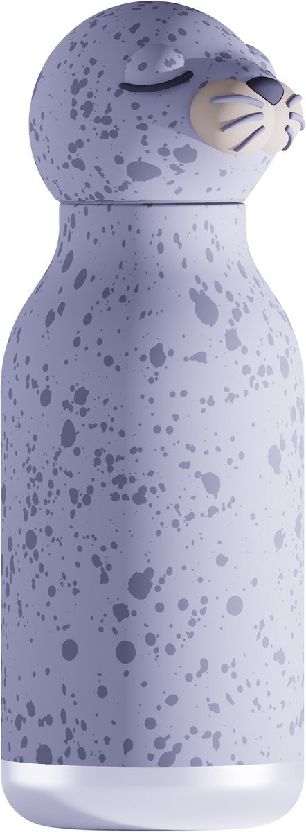 Asobu Drinkfles RVS Bestie Zeehond (grijs)