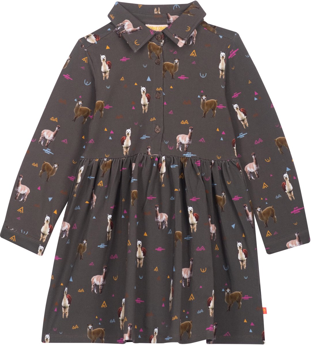 Someone - Jurk - Maat 98 - Meisjes - Khaki -
