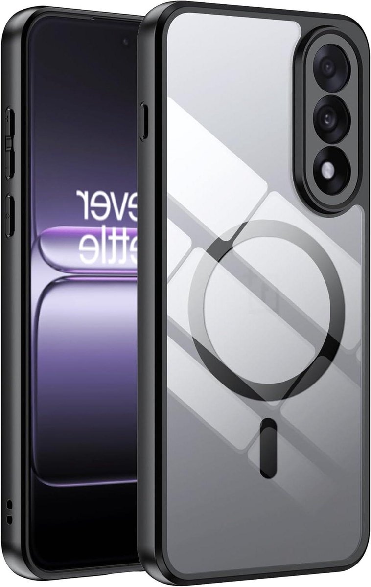 Hard PC Beschermhoes geschikt voor Oneplus Nord 5 - Schokbestendig en Transparant - Telefoonhoesje met Anti-vingerafdrukken