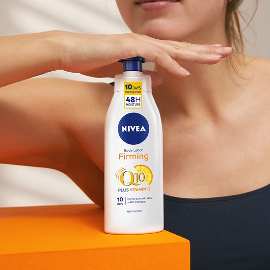 NIVEA Q10 Verstevigende Bodylotion (met pomp) - Body Care - Bevat vitamine C - Hydrateert 48 uur lang - 400 ml - NIVEA