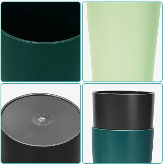 S&S-Shop 5 plastic drinkbekers 0,4 l - oranje - herbruikbare drinkbeker S&S-Shop 5 plastic drinkbekers 0,4 l - oranje - herbruikbare drinkbeker