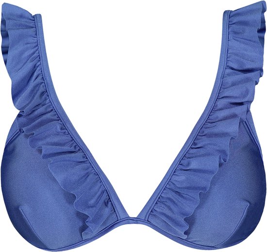 Barts Isla Wire Triangle Vrouwen Bikinitopje - maat 38C/D - Blauw