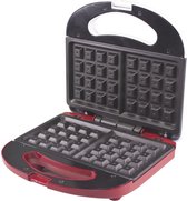 Bol.com Beper BT.602H - Wafelijzer - Wafelmaker - Dubbele Anti-aanbaklaag - Indicatielampje - 780 Watt - Hip Design - Makkelijk ... aanbieding