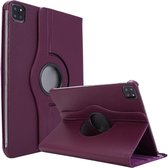 360 Tablet Case - Geschikt voor iPad Air 4e Generatie Hoes - 10.9 inch (2020) - Paars
