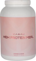 Cabau Lifestyle - High Protein Meal - Hoogwaardige maaltijdvervanger - Maaltijdshake - 12 maaltijden - Cookies & Cream