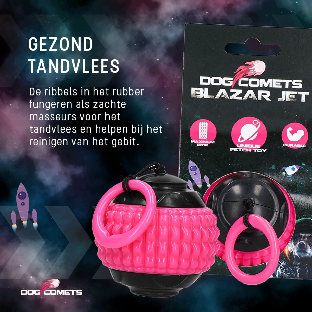 TPR bal met pieper voor honden Zolia TPR bal met pieper voor honden Zolia