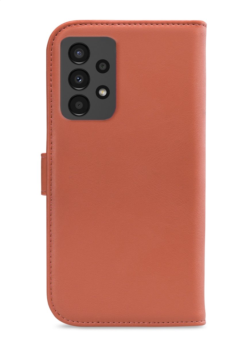 My Style Telefoonhoesje geschikt voor Samsung Galaxy A04s Hoesje | My Style Flex Wallet Bookcase Portemonnee | Pasjeshouder voor 3 Pasjes | Telefoonhoesje voor Pinpas / OV Kaart / Rijbewijs - Rust Red | Rood