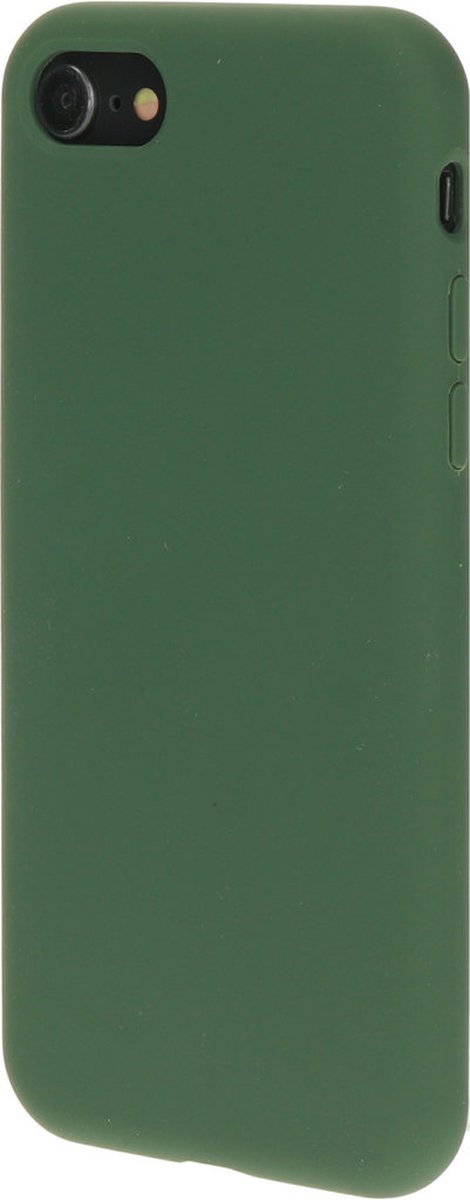 Mobiparts Hoesje geschikt voor Apple iPhone 8 Siliconen Telefoonhoesje | Mobiparts Backcover | iPhone 8 Case | Back Cover - Forest Green | Groen