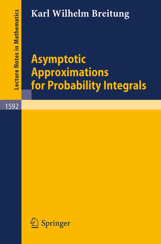 Asymptotic Approximations for Probability Integrals - cover