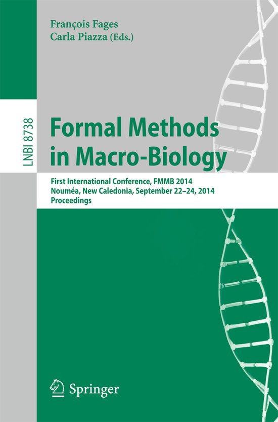 Formal Methods in Macro Biology - cover