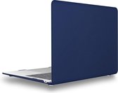 Laptophoes - Geschikt voor MacBook Pro 13 inch Hoes Case - A1706, A1708 (2017) - Diep Blauw
