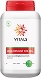 Pot Vitals Magnesium 100 MG met Taurine, 120 tabletten. Wit met rode dop.