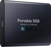 Disque dur externe SSD portable Parya - 1 To de stockage SSD - Plug and play - Stockage portable - Stockage rapide PC ou téléphone externe - USB 3.1 - Type C - Extension disque dur