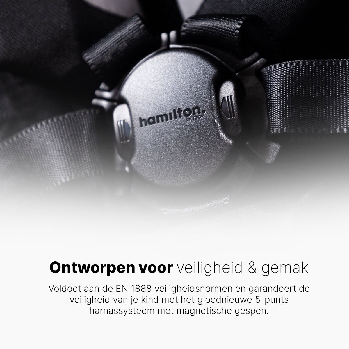 Hamilton by Yoop S2 Lichtgewicht Buggy - MagicFold - Tot 22 kg - Compacte Reisbuggy - Bekerhouder en Reisband - Beige – foto 7