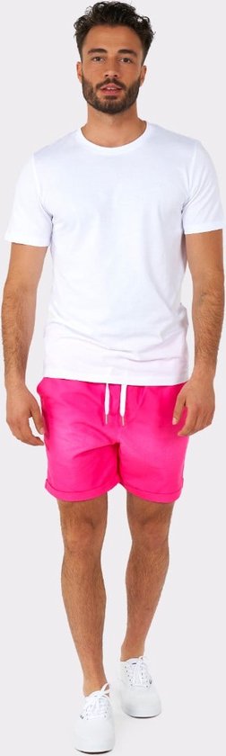 OppoSuits Funky Fade Summer Combo - Heren Zomer Set - Bevat Shirt En Shorts - Zwem Pride Regenboog Kleding -Multi Color -Maat M - Opposuits