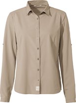 Vaude Women's Rosemoor LS Shirt IV - Outdoorblouse - Dames - Lange mouwen - Linen - Maat 44