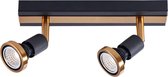 ROBUS 2L GU10 LED 5W dim incl. zwart / brons