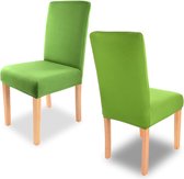 Charles Stretch-stoelhoes, ronde en hoekige rugleuningen, bi-elastische pasvorm met zegel van Öko-Tex-standaard 100: ‘getest en betrouwbaar’ (groen)