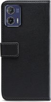 Mobilize Telefoonhoesje geschikt voor Motorola Moto G73 5G Hoesje | Mobilize Classic Gelly Wallet Bookcase Portemonnee | Pasjeshouder voor 2 Pasjes | Telefoonhoesje voor Pinpas / OV Kaart / Rijbewijs - Zwart